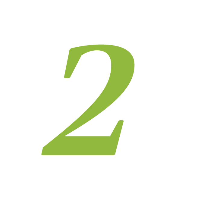 The image features a large, green number two with a period on a white background, representing a numerical graphic or list indicator.